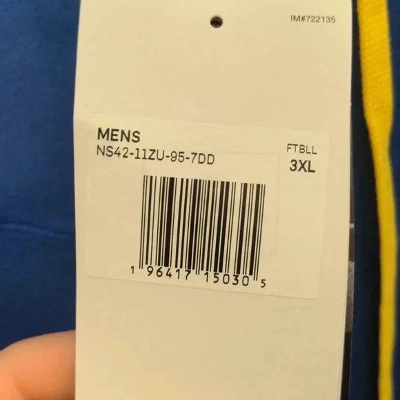 Men's Los Angeles Rams Nike Royal Sideline Pop Performance Pullover - Picture 7 of 11